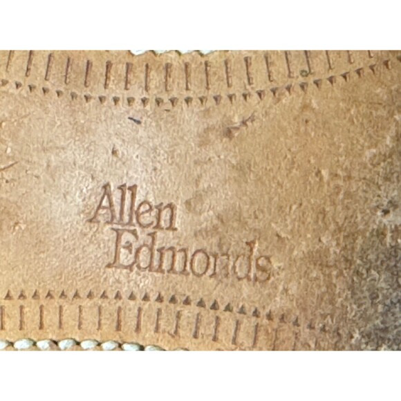 Womens Brown Leather Moc Toe Slip-On Penny Loafer Flats Size 9.5 AAA - Picture 7 of 8